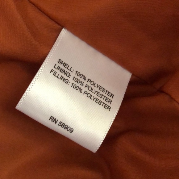 (Gibson Latimer) orange puffy vest NWOT - Picture 4 of 6